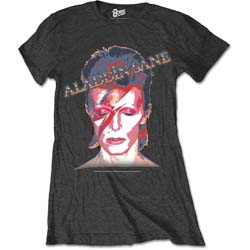 David Bowie Ladies T-Shirt: Aladdin Sane