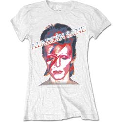 David Bowie Ladies T-Shirt: Aladdin Sane