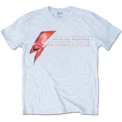 David Bowie Unisex T-Shirt: Aladdin Sane Eye Flash