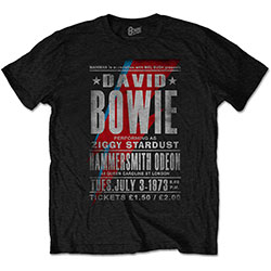 David Bowie Unisex T-Shirt: Hammersmith Odeon