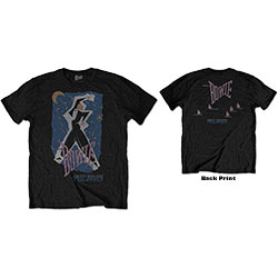 David Bowie Unisex T-Shirt: 83' Tour (Back Print)