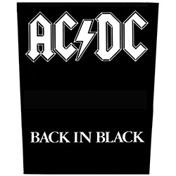 AC/DC Back Patch: Back in Black