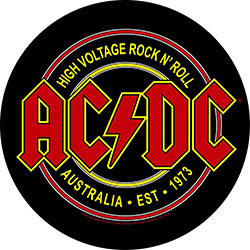 AC/DC Back Patch: High Voltage Rock N Roll