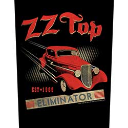 ZZ Top Back Patch: Eliminator
