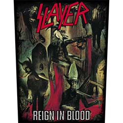 Slayer Back Patch: Reign In Blood