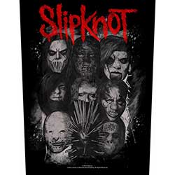 Slipknot Back Patch: We Are Not Your Kind Masks