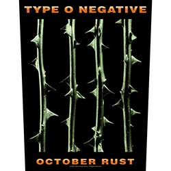 Type O Negative Back Patch: October Rust