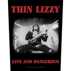 Thin Lizzy Back Patch: Live & Dangerous