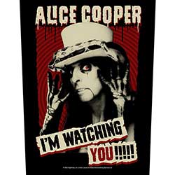 Alice Cooper Back Patch: I'm Watching You