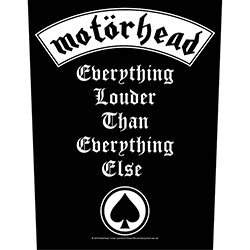 Motorhead Back Patch: Everything Louder