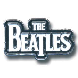 The Beatles Pin Badge: Drop T Logo