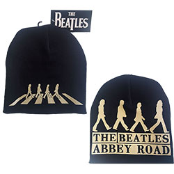 The Beatles Unisex Beanie Hat: Abbey Road (Back Print)