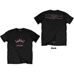 BlackPink Unisex T-Shirt: The Album - Crown (Back Print)
