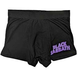 Black Sabbath Unisex Boxers: Wavy Logo