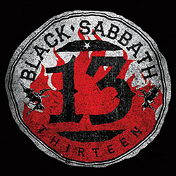 Black Sabbath Single Cork Coaster: 13 Flame Circle