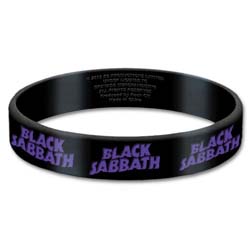 Black Sabbath Gummy Wristband: Logo