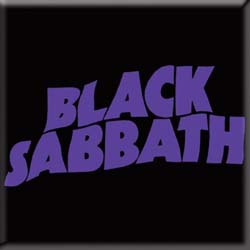 Black Sabbath Fridge Magnet: Wavy Logo