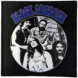 Black Sabbath Standard Patch: Band Photo Circle