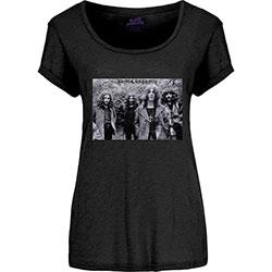 Black Sabbath Ladies Scoop Neck T-Shirt: Group Shot