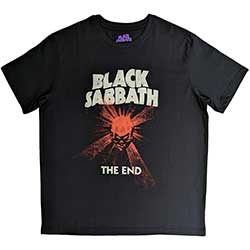 Black Sabbath Unisex T-Shirt: The End Skull Shine