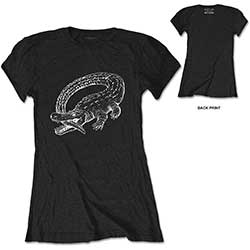Catfish & The Bottlemen Ladies T-Shirt: Alligator (Back Print)