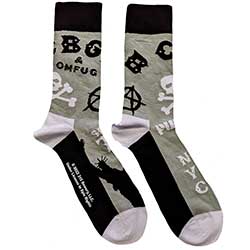 CBGB Unisex Ankle Socks: Logos (UK Size 7 - 11)