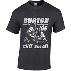 Cliff Burton Unisex T-Shirt: Flag Retro