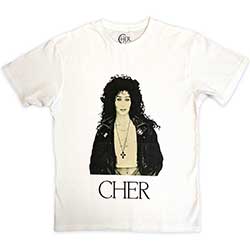 Cher Unisex T-Shirt: Leather Jacket