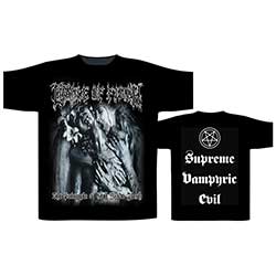 Cradle Of Filth Unisex T-Shirt: Supreme Vampiric Evil (Back Print)