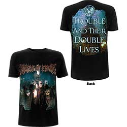 Cradle Of Filth Unisex T-Shirt: Trouble & Their Double Lives (Back Print)