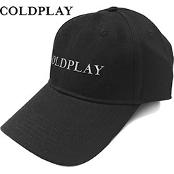 Coldplay Unisex Baseball Cap: White Logo
