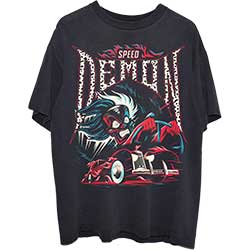 Disney Unisex T-Shirt: 101 Dalmatians Cruella Speed Demon