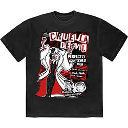 Disney Unisex T-Shirt: 101 Dalmatians Cruella Tour