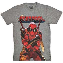 Marvel Comics Unisex T-Shirt: Deadpool Big Print