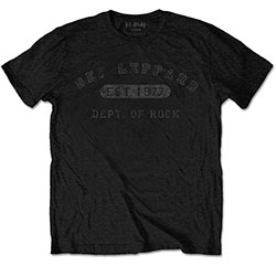 Def Leppard Unisex T-Shirt: Collegiate Logo