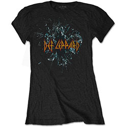 Def Leppard Ladies T-Shirt: Shatter