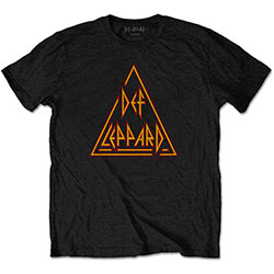 Def Leppard Unisex T-Shirt: Classic Triangle