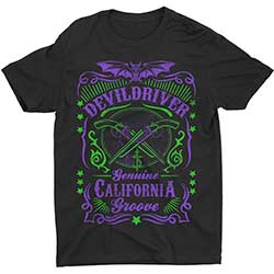 DevilDriver Unisex T-Shirt: Cross Guns