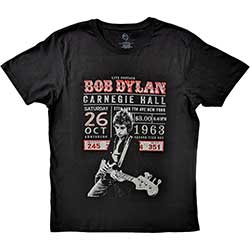 Bob Dylan Unisex T-Shirt: Carnegie Hall '63