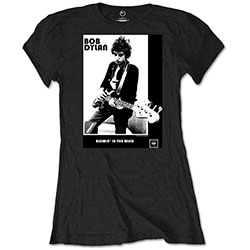 Bob Dylan Ladies T-Shirt: Blowing in the Wind (Retail Pack)