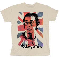 Elton John Unisex T-Shirt: Union Jack