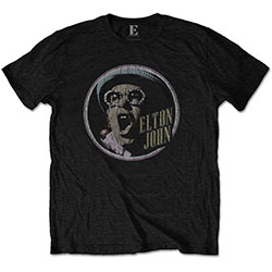 Elton John Unisex T-Shirt: Circle
