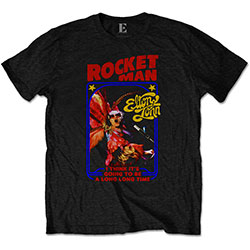Elton John Unisex T-Shirt: Rocketman Feather Suit