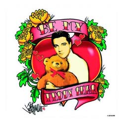 Elvis Presley Single Cork Coaster: Be My Teddy Bear