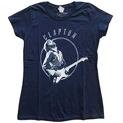 Eric Clapton Ladies T-Shirt: Vintage Photo