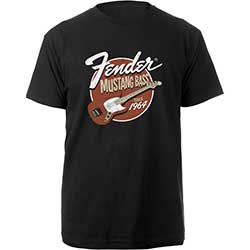 Fender Unisex T-Shirt: Mustang Bass