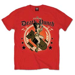 Five Finger Death Punch Unisex T-Shirt: Bomber Girl