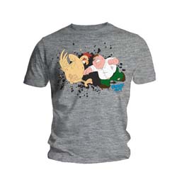 Family Guy Unisex T-Shirt: Chicken Fight