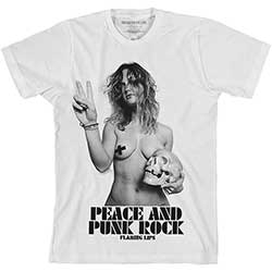 The Flaming Lips Unisex T-Shirt: Peace & Punk Rock Girl