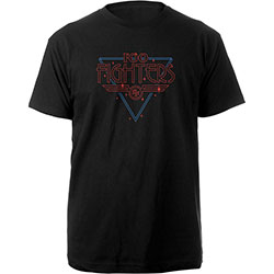 Foo Fighters Unisex T-Shirt: Black Disco Outline